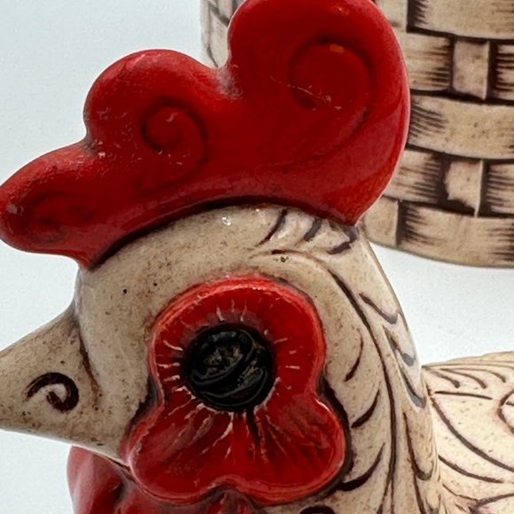 Vintage Chicken in a Nest Cookie Jar/Candy Dish - Picture 9 of 16